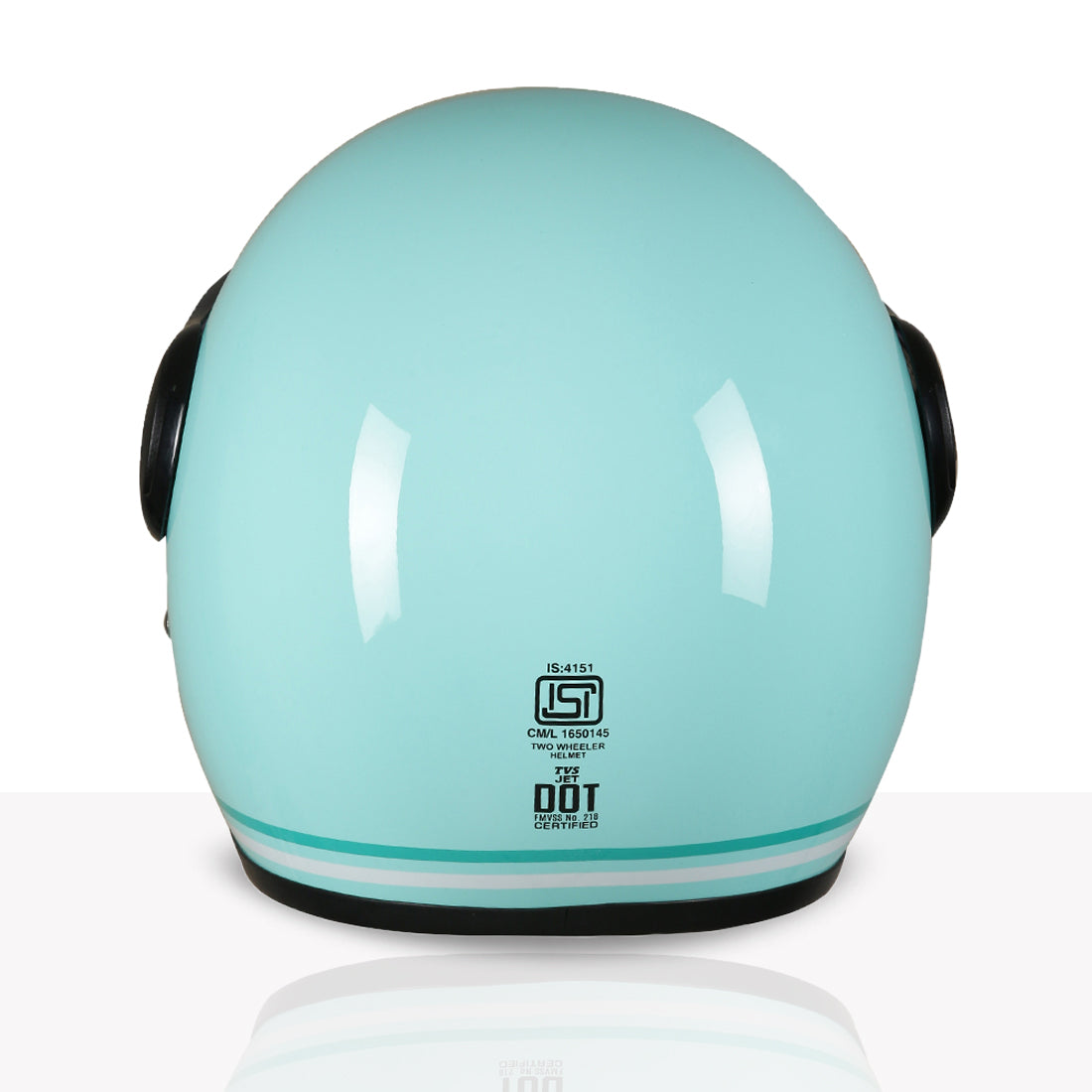 TVS MissFit Helmet for Women | Lightweight Ladies Helmet for Scooty | Stylish Girls Helmet with Extreme Comfort Fit | Women Helmet with Clear Visor | DOT & ISI Certified Helmet for Woman